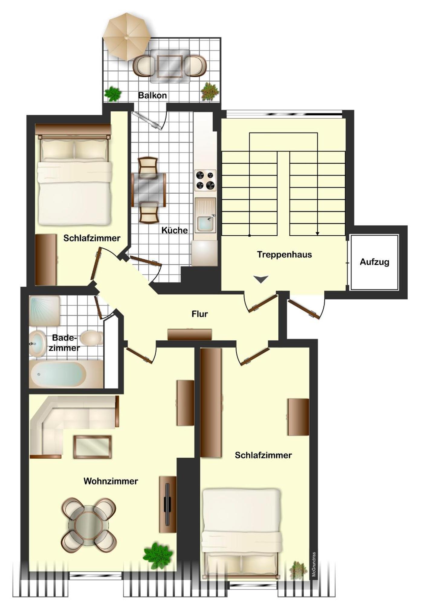 Wohnung Mit Blick Auf Die Zitadelle Petersberg - 3 Zimmer Ερφούρτη Εξωτερικό φωτογραφία