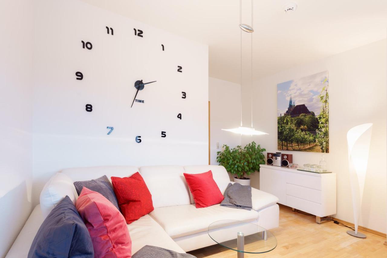 Wohnung Mit Blick Auf Die Zitadelle Petersberg - 3 Zimmer Ερφούρτη Εξωτερικό φωτογραφία